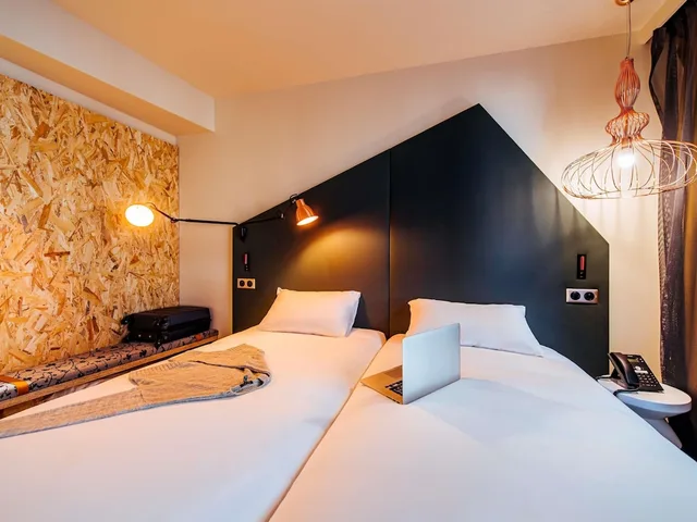 غرفة قياسية بسريرين منفصلين، ibis Styles Rouen Centre Rive Gauche 2/10