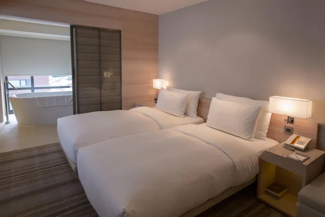 غرفة ركنية بسريرين منفصلين، Cozzi Minsheng Taipei Hotel 2/2