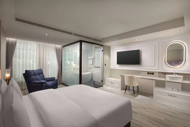 غرفة قياسية بسرير مزدوج، TRYP by Wyndham New Taipei Linkou 1/2