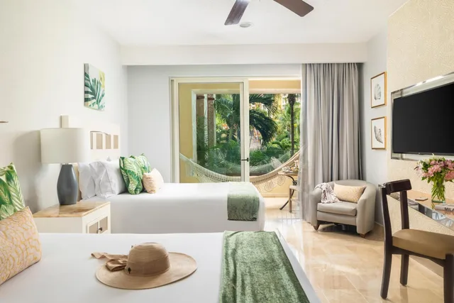 Room, 2 Queen Beds, Garden View, Villa del Palmar Cancun Luxury Beach Resort and Spa 2/3