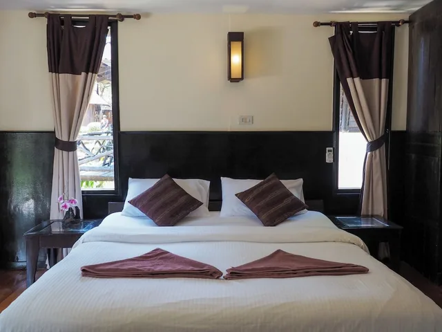 غرفة ديلوكس ثلاثية بسرير كوين وسرير فردي، Mook Lanta Boutique Resort Spa 2/4