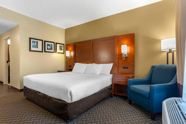 غرفة بسرير كينج، Comfort Suites Tallahassee Capitol - University Area 2/8