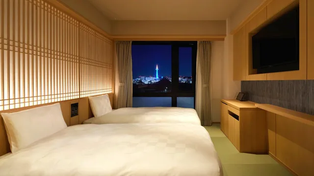 Kyoto, Deluxe, Twin Beds, Tower View، Henn na Hotel Premier Kyoto Gojo Karasuma 1/1