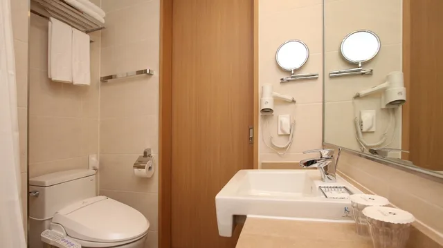 Deluxe, 1 Double and 1 Single Bed, Hotel Skypark Dongdaemun 1 8/9