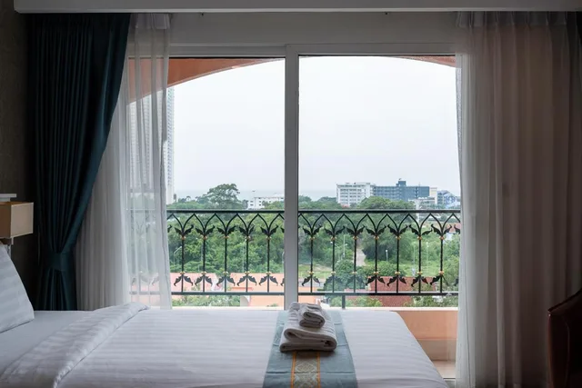 غرفة بسريرين منفصلين، Sonia Residence Pattaya 10/10