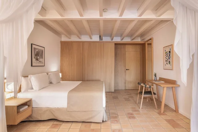 غرفة جونيور بسرير كينج بشرفة، Es Figueral Nou Hotel Rural & Spa - Adults Only +12 2/3