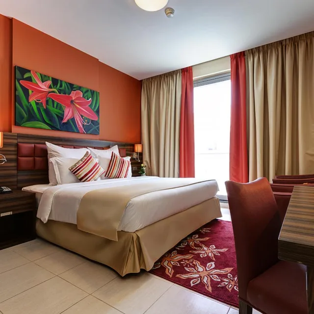 شقة ديلوكس بشرفة بغرفتي نوم، Abidos Hotel Apartments Dubailand 1/8