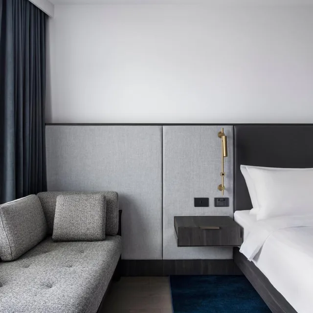 غرفة ديلوكس بسرير كينج، Melbourne Marriott Hotel Docklands 9/10