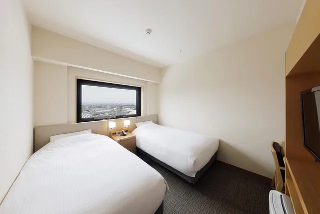 غرفة اقتصادية بسريرين منفصلين، JR Inn Asahikawa 1/1