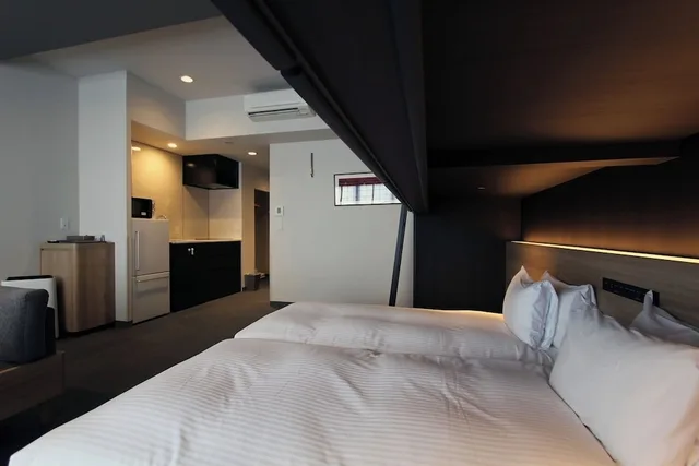 لوفت قياسي بسريرين منفصلين وأسرّة بطابقين مع أريكة، KOKO HOTEL Residence Kyoto Nijo Castle 2/10
