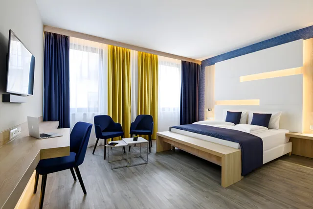 غرفة ديلوكس بسرير مزدوج، Kvihotel Budapest 1/7