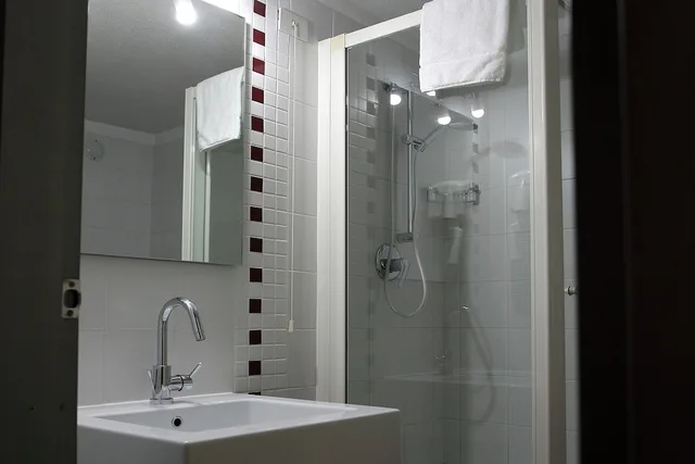 غرفة قياسية بسرير مزدوج أو سريرين منفصلين، Cristal Hotel Palermo 7/10