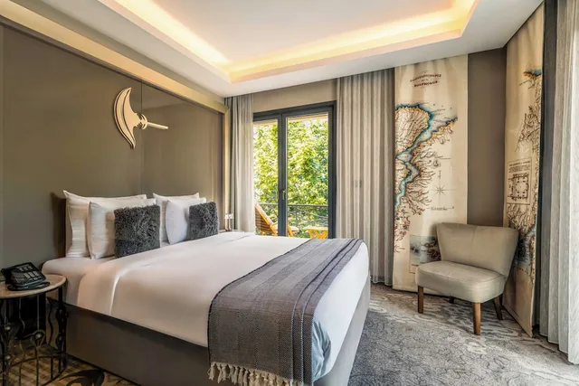 غرفة ديلوكس ركنية بسريرين منفصلين بشرفة، PEYK HOTEL 4/8