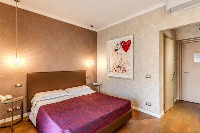 غرفة بسرير كوين، Boutique Hotel Roma 5/9