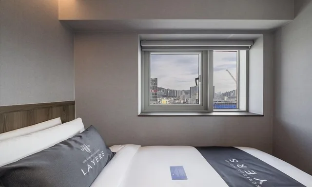 غرفة اقتصادية بسريرين منفصلين، Layers Hotel Hadan 2/5