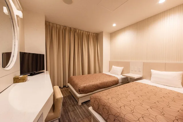 غرفة قياسية بسريرين منفصلين، Hotel Relief Sapporo Susukino 1/1