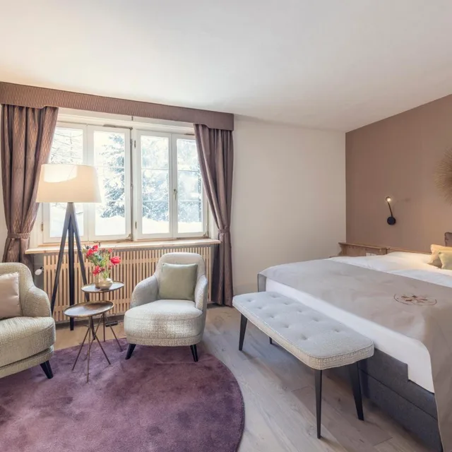 غرفة بسرير مزدوج، Parkhotel Margna Superior 1/4