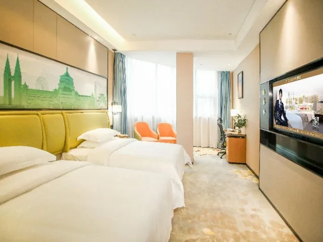 غرفة ديلوكس بسريرين منفصلين، GreenTree Eastern Chongqing Jiefangbei Children's Hospital Hotel 1/2