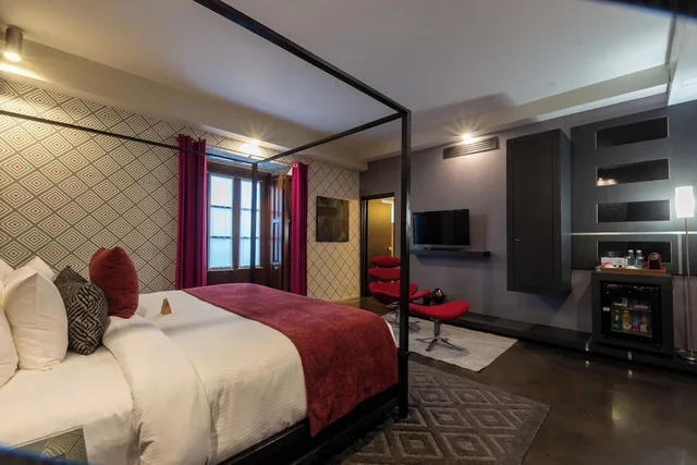 غرفة ديلوكس بسرير كينج مع أريكة، Hotel Boutique 1850 4/7