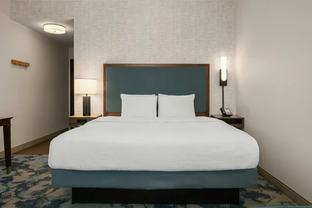غرفة بسرير كينج مع أريكة، Hampton Inn Suites Deland 8/10