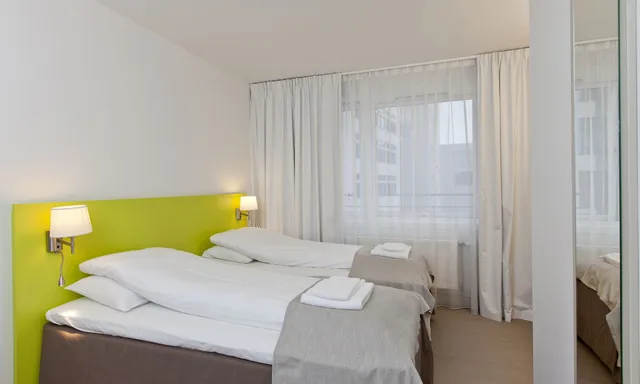 غرفة قياسية بسريرين منفصلين، Thon Hotel Munch 1/6