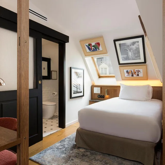 غرفة مفردة، Hotel Pulitzer Paris 3/9