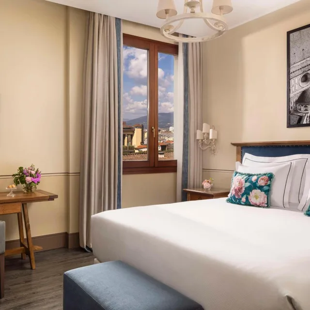غرفة بريميوم بسرير مزدوج أو سريرين منفصلين، Tivoli Palazzo Gaddi Firenze Hotel 4/5