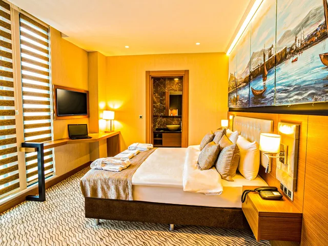 غرفة قياسية بسرير مزدوج أو سريرين منفصلين بإطلالة على البحر بغرفة نوم واحدة، Aselia Hotel Trabzon 2/6