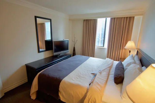 جناح بسرير كينج بغرفة نوم واحدة، Century Plaza Hotel & Spa 3/7