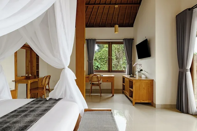 1 Bedroom, Pool, Suite, Villa, Double Bed, Valley View، Yanyan Resort Ubud 4/10