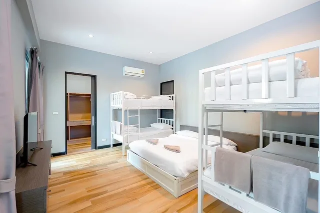 Pool, Villa, House, King Bed, 4 Bunk Beds، The Sea-Cret Garden Hua Hin 2/7