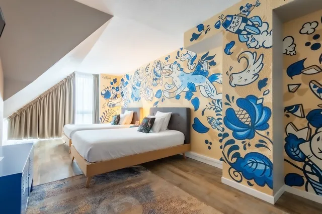 غرفة سوبيريور بسريرين مزدوجين، La Maison Hotel Mulhouse Centre 1/4