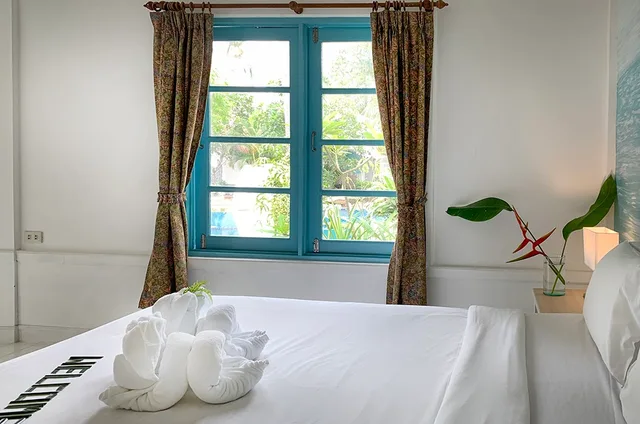 غرفة سوبيريور بسرير مزدوج أو سريرين منفصلين بإطلالة على الحديقة، Sand Sea Beach Resort 2/3