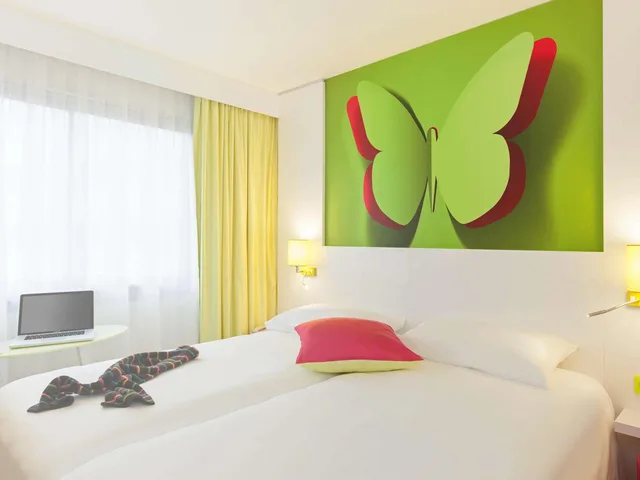 غرفة بسريرين منفصلين، Ibis Styles Bordeaux Saint Medard 6/9