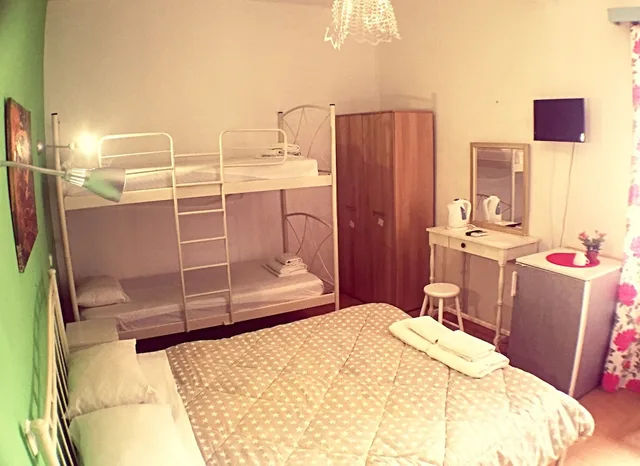 Economy, Quadruple, Double and Bunk Bed, No Balcony, Avra Budget Beach Hotel 1/2