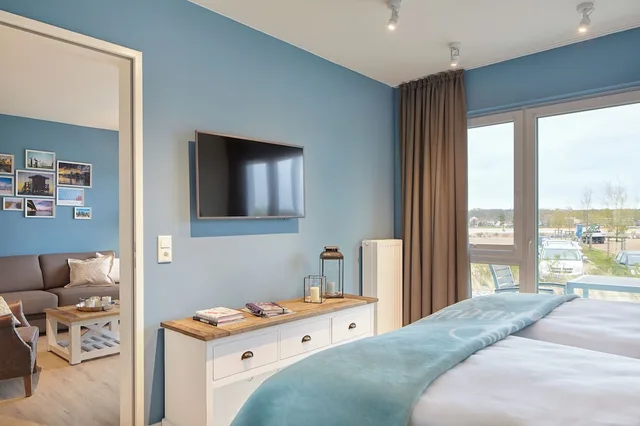 شقة بريميوم بسرير كينج مع أريكة، Beach Apartments Heiligenhafen 2/2