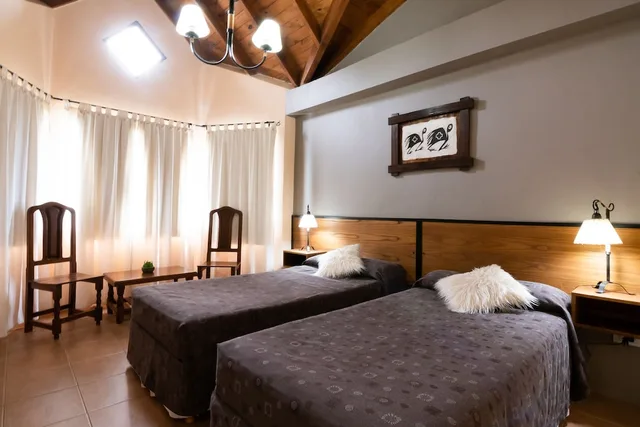 غرفة بسرير مزدوج أو سريرين منفصلين، Hosteria Glaciares de La Patagonia 4/10