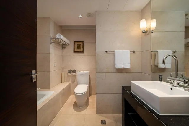 غرفة بريميوم بسريرين مزدوجين بإطلالة على المدينة، S&amp;N International Hotel Jiujiang 2/2