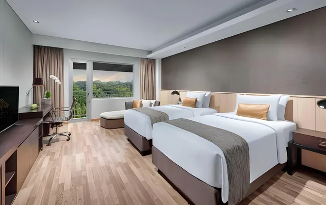 Semi Room, Studio, 2 Semi Double Beds, Golf Course View، Delonix Hotel Karawang 1/3