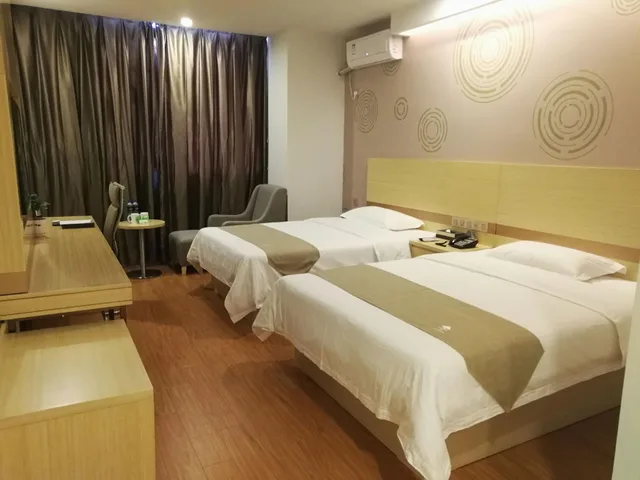 غرفة عائلية، GreenTree Inn Chizhou Shitai County Zhengwu New District 1/2