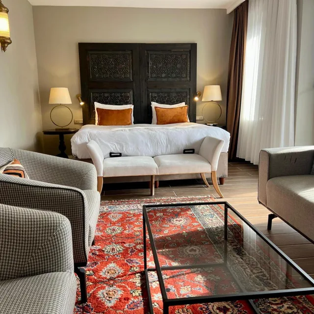غرفة بسرير كينج بشرفة، Osmanli Manor Hotel 6/10