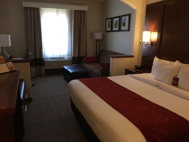 Studio, Suite, King Bed, Sofa, Comfort Suites Near Six Flags Magic Mountain 9/10