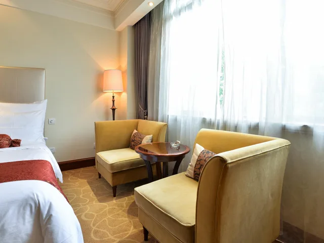 غرفة بزنس ديلوكس بسريرين منفصلين، Shanghai Fenyang Garden Boutique Hotel 1/1