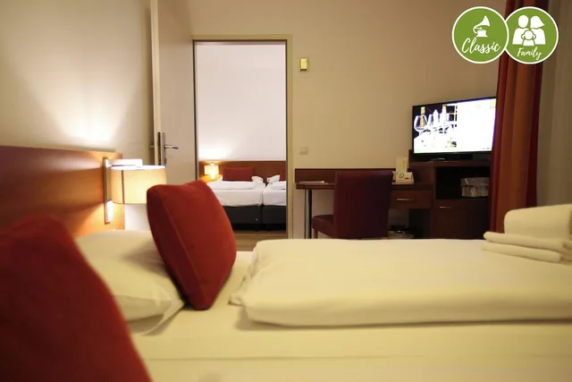غرفة عائلية بسريرين كوين، arte Hotel Wien Stadthalle 9/10