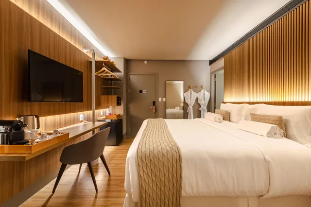 غرفة قياسية بسرير مزدوج، BARA Hotel Joao Pessoa 2/3