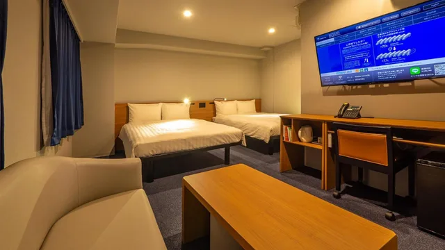 غرفة عائلية بسريرين منفصلين، Toyoko Inn Nagasaki Ekimae 7/10