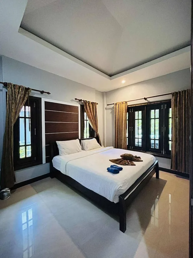 فيلا بسريرين مزدوجين بغرفتي نوم، Oscar Villa Aonang Krabi 2/10