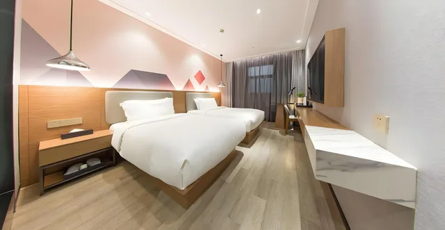 غرفة قياسية بسريرين، Borrman hotel (Shanghai Pujing Road) 2/2