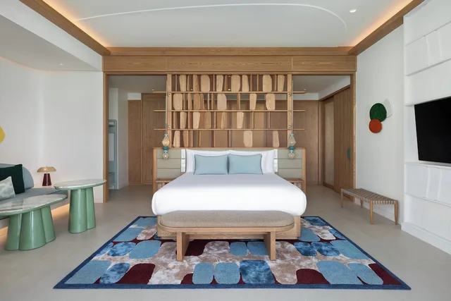 1 Bedroom, Overwater, Villa, King Bed, Jetted Tub، Centara Grand Lagoon Maldives 2/4