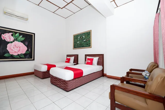 غرفة ديلوكس بسريرين منفصلين، Super OYO Capital O 1644 Hotel Griya Kencana 10/10
